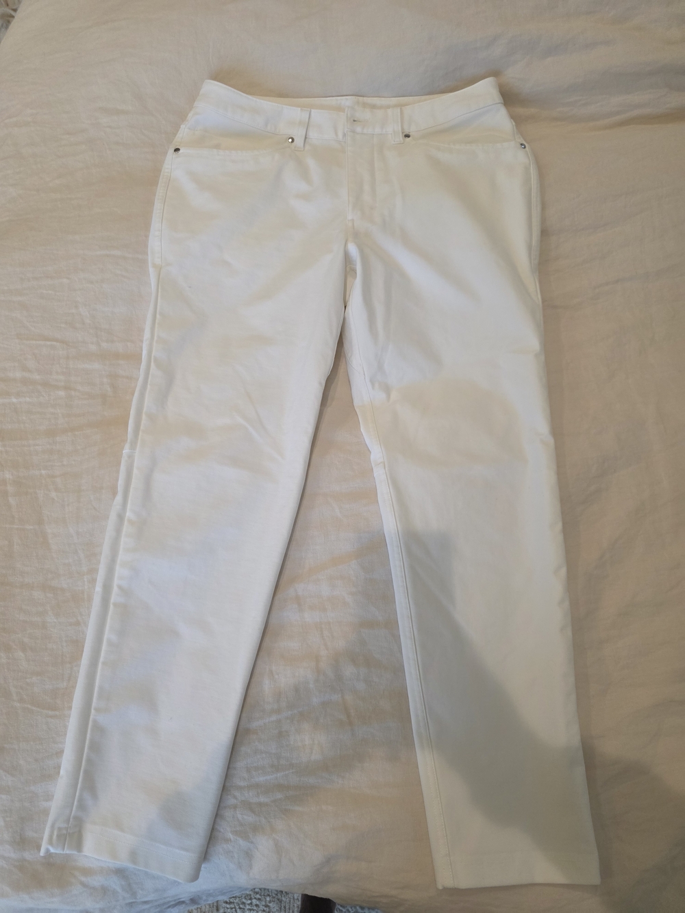 lululemon athletica Men's White Straight-Leg Pants